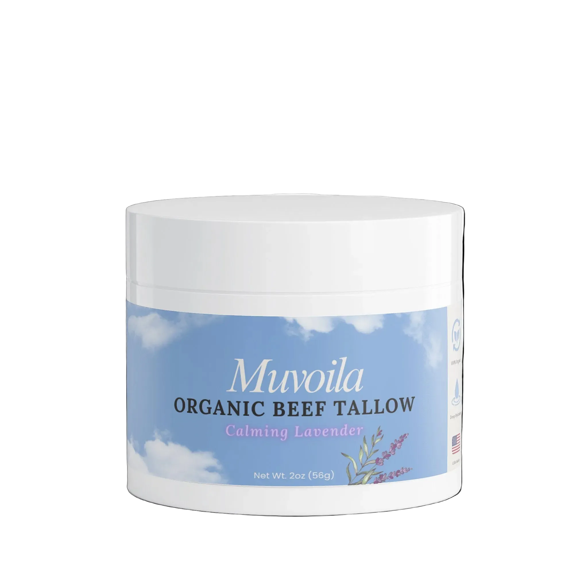 100% Organic Tallow Cream For Clear Glowy Skin